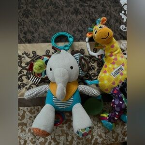 Baby Vibrant Plush Toys with Clip